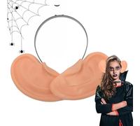 Duqulle Accessoire Oreilles Déguisement,Coiffure Amusante | Bandeau Caractère Réaliste pour Photographie Halloween Cosplay Fête Thématique Théâtral