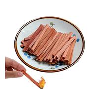 Duqulle Bâtons De Bois De Santal en Rondins - 50 G De Bois De Santal Naturel, Bois Sacré pour Brûler, Bâtons De Nettoyage Spirituel À Haute Teneur en Résine, Air Purifié Bouddhiste