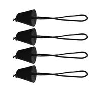Duqulle Bouchons Nable Kayak | avec Cordon 4 Pièces 4 Centimètres Universel - Kit De Bouchons De Nable Kayak | pour amarrage, activités Nautiques, canoë, Bateau d'assaut, embarcations
