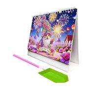 Duqulle Calendrier De Bureau Art Gemme 2027 | Décoration Mensuelle Créative Fait Main - Calendrier De Bureau En Gemmes - Pour Fêtes Soirées Maison Chambre École Dortoir Appartement Vacances