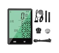 Duqulle Compteur Kilométrique pour Vélo | Odométreur Numérique sans Fil,Écran LCD 7 cm Étanche sans Fil | pour La Pratique du Cyclisme sur Guidon De Vélo pour