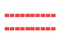 Duqulle Drapeaux de Pelouse 20 Pièces | Drapeaux Repère Pelouse | Marqueurs Non Adhésifs Pour Irrigation Arrosage Arroseur Clôture Sol Jardin Allée Construction Aménagement Paysager