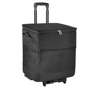 Duqulle Glacière Roulante | Chariot Glacière Compact Intelligent à Roues | Panier Repas Isotherme sur Roues pour Terrasse Camping Pêche Pique-Nique Plage
