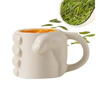 Duqulle Mug À Café Amusant,Mug Poing Café Amusant - Gobelet Réutilisable Déco Bureau Pour Femmes Hommes Maison Camping Café Thé Lait