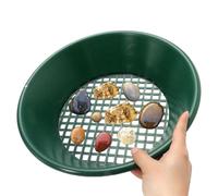 Duqulle Panier D'orpaillage Pour Tamisage - Casserole De Capture D'or Avec Tamis Métallique,Outil De Prospection De 36 Cm À Haut Taux De Récupération Pour Chasse Au Trésor En Famille Au Désert Ou