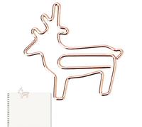 Duqulle Trombones pour Chats | Clips de planificateur de signets en Forme d'animal - Signet spécial Trombone, Pinces à Reliure décoratives pour Fournitures Scolaires