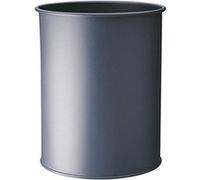 Dur able 330158 corbeille à papier métal rond noir Noir G