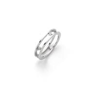 DUR Bague Maritim en argent sterling 925, mouette, ancre, rose boussole, étoile de mer et navire, taille 54, R6021.54