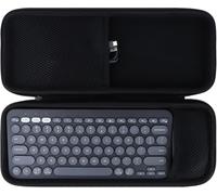 Dur Étui de Protection Compatible avec Logitech Pebble 2 Combo, Pebble Keys 2 K380s / K380 Clavier en Pebble Mouse 2 M350s / M350 Souris (Noir)
