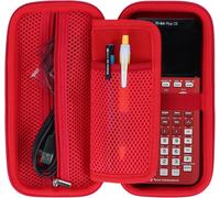 Dur Étui de Protection Compatible avec TI-83 Premium CE/TI 82/TI-NSPIRE CX II-T/TI-30 ECO RS/TI-84 Plus CE-T/TI-Nspire CX Cas Calculatrice Graphique.[H4]