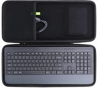 Dur Étui De Voyage Rigide Housse Cas Coque Pour Logitech Signature K650 Clavier(Boîte Seule,Case Only)¿Noir¿