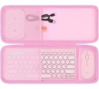 Dur Étui de Voyage Rigide Housse Cas pour Logitech K380/Pebble Keys 2 K380s Clavier sans Fil et Pebble Mouse 2 M350s /M350 Souris Combo(ne Contient Pas d'ensemble Clavier/Souris)