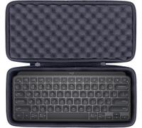 Dur Étui de Voyage Rigide Housse Cas pour Logitech MX Keys Mini Minimaliste Clavier sans Fil Illuminé (Housse pour MX Keys Mini, Noir) (boîte Seule,Case Only)