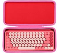 Dur Étui de Voyage Rigide Housse Cas pour Logitech Pop Keys Clavier Mécanique sans Fil(boîte Seule,Case Only) (Rose)