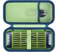 Dur Étui Housse Cas Compatible Avec Soundcore Boom 3I Enceinte Extérieure Résistante (Jaune Vert Bleu Foncé)[Z1464]