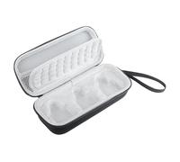 Dur Eva éTui De Transport De Voyage pour Rode sans Fil Go II/Go 2 Double Canal Compact SystèMe De Microphone NuméRique sans Fil (Blanc)