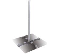 DUR-line Herkules XL 170 cm 8 panneaux galvanisés à chaud - Très stable - Montage facile [Support de toit plat, support de balcon, dalles, support de terrasse, antenne satellite]