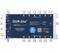 DUR-line MS 5/12 Blue eco Commutateur multiple à économie d'énergie pour 12 participants SAT/TV - Pas d'alimentation nécessaire - 0 W en veille [Digital, HDTV, FullHD, 4K, UHD]