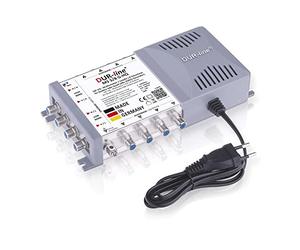 DUR line MS 5/8 G-HQ Multiswitch SAT pour 8 participants/TV Alimentation à économie d'énergie Multiswitch, Matrix [Digital, HDTV, FullHD, 4K, 8K, UHD]