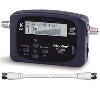 Dur-Line SF 24 x x - Satfinder - Mesure de exakten justierung Vos numérique Satellite antenne - avec Entrée Haute sensibilité - avec cble F et Parent Allemande (Français Non Garanti)