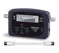 Dur-Line SF 24 x x - Satfinder - Mesure de exakten justierung Vos numérique Satellite antenne - avec Entrée Haute sensibilité - avec cble F et Parent Allemande (Français Non Garanti)