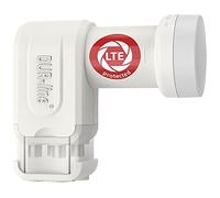 DUR-line +Ultra Quad LNB - 4 participants Blanc - avec Filtre LTE [ Test TRÈS Bien *] 4-Fois, numérique avec Protection Contre Les intempéries, Full HD, 4K,Qualité Premium