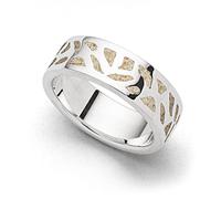 DUR R5744.52 Bague pour femme en argent 925 avec motif sable de plage Taille 52 (16,6) R5744.52, 52 (16,6), Argent sterling, Aucune pierre précieuse
