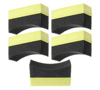 Dura Dressing Pneu Meguiars Pneu Gel Pneu Dressing Applicateur Automobile Voiture DéTaillant ÉPonge Rondelle Mousse CourbéE Outil De Nettoyage 5 PCS