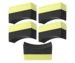 Dura Dressing Pneu Meguiars Pneu Gel Pneu Dressing Applicateur Automobile Voiture DéTaillant ÉPonge Rondelle Mousse CourbéE Outil De Nettoyage 5 PCS