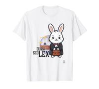 Dura Lex SED Lex T-Shirt Graphique avec Valeur, Homme, Blanc, S