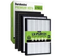 Durabasics Filtre de rechange pour purificateur d'air Levoit LV-PUR131, LV-PUR131S et LV-PUR131-RF | 2 préfiltres HEPA et 2 pré-filtres à charbon actif