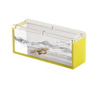Durabble Viewing Box - Réservoir d'élevage avec échelle de mesure - Boîte de culture multi-espèces pour crabes araignées - Présentoir d'étude d'animaux de compagnie pour crabes et poissons acryliques