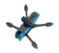Durabilité : 12,7 cm - Cadre UAV en fibre de cabine avec bras de 6 mm pour une course FPV stable et professionnelle - Cadre FPV avec dissipation de la chaleur