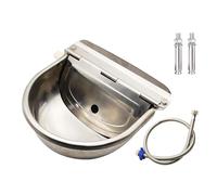 Durabilité - Abreuvoir pour cheval - En acier inoxydable - Remplissage d'eau potable - Pour animaux de ferme - Durabilité