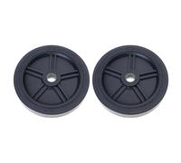 Durabilité Air Compresseur Remplacement Rouge 2pcs 20/25 Mm Trou De Lourds Casters Calmes Solution Mobilité Portable Accessoires Compresseur D'air Mobilité Silencieuse