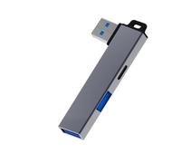 Durabilité : concentrateurs USB 3.0 vers USB 3.0 vers type C et concentrateurs d'extension USB pour une connexion sans effort de l'appareil Adaptateur compact USB de type C