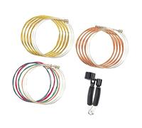 Durabilité Cordes de guitare acoustique avec enrouleur de cordes multifonctionnel Outil de remplacement en élastomère moulé décoratif