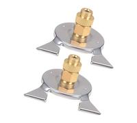Durabilité Cuivre Acier Inoxydable Réservoirs Adaptateur Camping Miniature Cookware Connecteur pour Camping Extérieur Réchaud Outil Camping Réchaud Adaptateur
