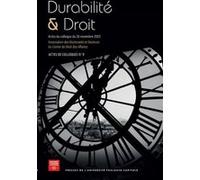 Durabilité & Droit Collectif (Auteur)