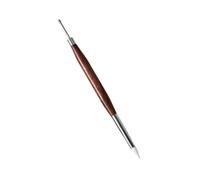 Durabilité Pointe en Silicone Ongles Art Sculpture Stylo Construction en Bois pour Longue Durée Professionnel Studio Utilisation Professionnelle Double Extrémité Bois Outil de Sculpture Efficace
