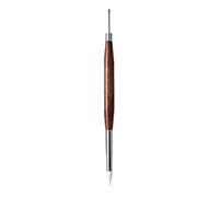 Durabilité Pointe en silicone pour nail art Stylo à sculpter Construction en bois pour une utilisation professionnelle en studio Outil professionnel de sculpture sur bois efficace à double