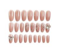 DurabilitéNail Extension Tip Long Faux Doigt French Extension Tips Attractive for Female 24pcs/Set 11