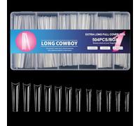 Durability Lot de 504 faux ongles en ABS pour peaux sensibles