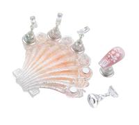 Durability Nails Stand Grip pour des couleurs vives effet multicolore dans une coque de présentation d'art pour une pratique stable