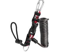 Durability Plongée Drapeau Motif Lanière en Acier Inoxydable Cordon Rétractable pour ARA Plongée Plongée Équipement de Photographie Durable Lin de Caméra sous-marine