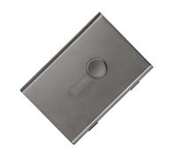 Durability Stainless Steel Name Card Case Compactly Design Holds 10-18 Cards Ideal for Business Meetings and Travel Large Capacity Metal Name Card Case