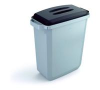 DURABIN Poubelle 60 l noire Set Conteneur + Couvercle Quantité:1