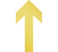 Durable 104804 Forme de marquage au sol flèche, amovible jaune 10 pc(s) (l x H) 100 mm x 200 mm