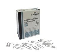 Durable 120625 Boîte de 100 Trombones 26 mm Zinc