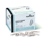 Durable 120924 Boîte de 1000 Trombones 32 mm Cuivré